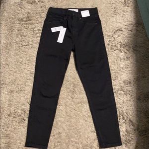 Topshop Petite Jamie Black Denim (New)